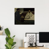 Poster Paul Alexis Lecture d'un manuscrit (Bureau à domicile)