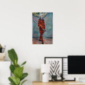 Poster Paul Cezanne - Arlequin (Bureau à domicile)