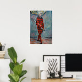 Poster Paul Cezanne - Arlequin (Bureau à domicile)