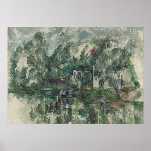 Poster Paul Cezanne | At the Water's Edge 1890 (Devant)