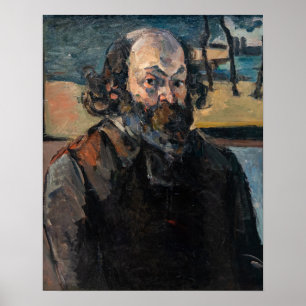 Poster Paul Cezanne - Autoportrait