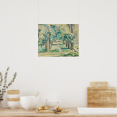 Poster Paul Cezanne - Avenue des châtaigniers (Cuisine)
