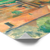 Poster Paul Cezanne - Baie de Marseille, vue d'Estaque (Coin)