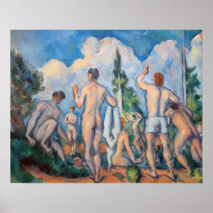 Poster Paul Cezanne - Baigneurs