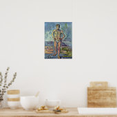 Poster Paul Cezanne - Bather (Cuisine)