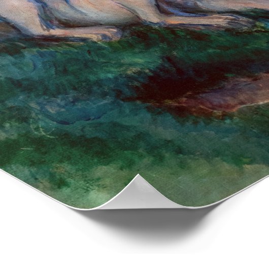 Poster Paul Cezanne - Bathers (Coin)