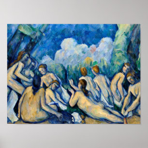 Poster Paul Cezanne - Bathers (Les Grandes Baigneuses)