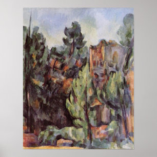 Poster Paul Cezanne - carrière près de Bibemus