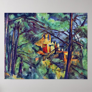 Poster Paul Cezanne - Château Noir Le Manoir Noir