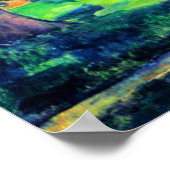 Poster Paul Cezanne - Chestnut Tree and Farm, (Coin)