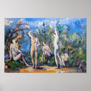 Poster Paul Cezanne - Cinq Baigneurs