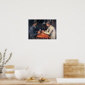 Poster Paul Cezanne - Deux joueurs de cartes (Cuisine)