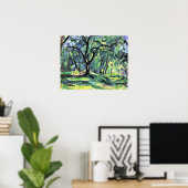 Poster Paul Cezanne - forêt (Bureau à domicile)