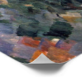 Poster Paul Cezanne - Forêt dans les grottes (Coin)