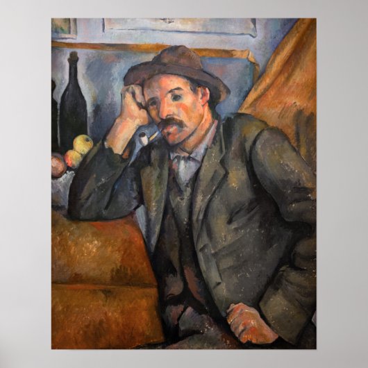Poster Paul Cezanne - Fumeur (Devant)