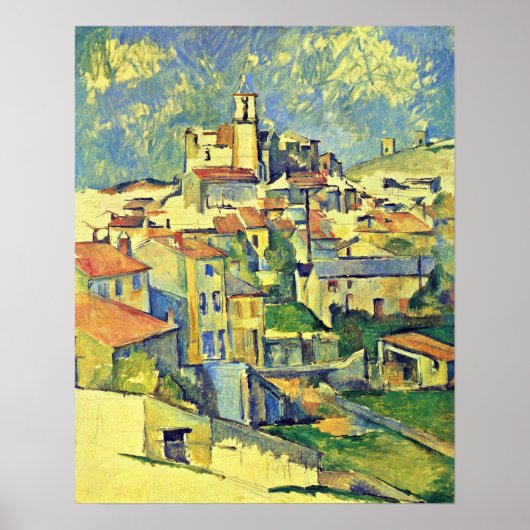 Poster Paul Cezanne - Gardanne (Devant)