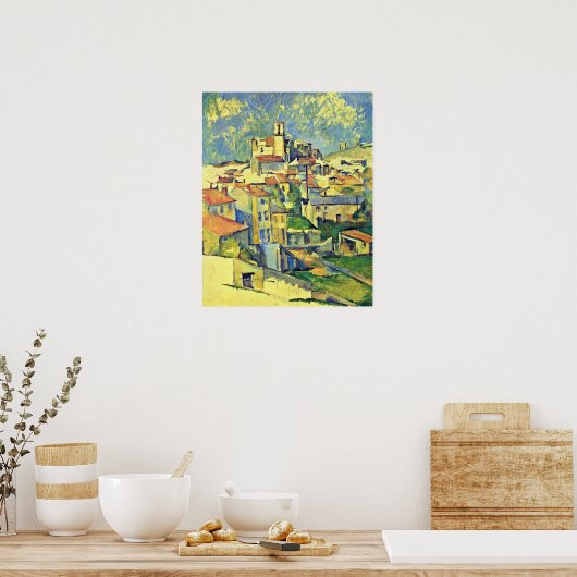 Poster Paul Cezanne - Gardanne (Cuisine)