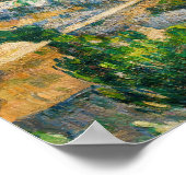 Poster Paul Cezanne - Golfe de Marseille vu d'Estaque (Coin)