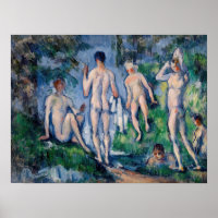 Paul Cezanne - Groupe des Bathères