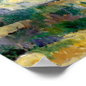 Poster Paul Cezanne La Maison aux murs craqués (Coin)