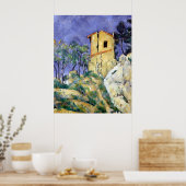Poster Paul Cezanne La Maison aux murs craqués (Cuisine)