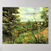 Poster Paul Cezanne, La Vallée de l'Oise, (Devant)