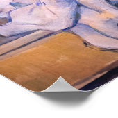 Poster Paul Cezanne - La vie morte avec un rideau (Coin)