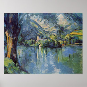 Poster Paul Cézanne - Lac d'Annecy
