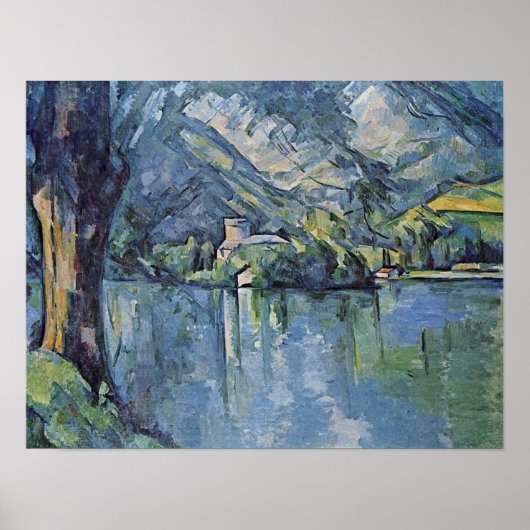 Poster Paul Cezanne - Lac d'Annecy (Devant)