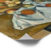 Poster Paul Cezanne - Le panier des pommes (Coin)