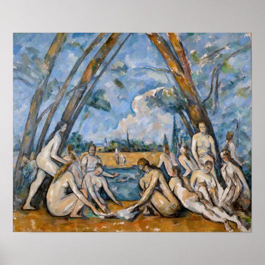Poster Paul Cezanne - Les Grandes Baignoires (Devant)
