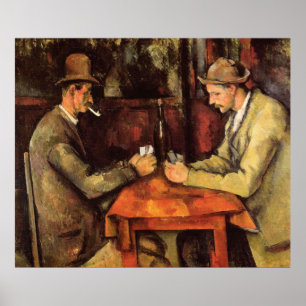 Poster PAUL CEZANNE - Les joueurs de carte 1894