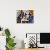 Poster Paul Cezanne - Les Joueurs De Cartes (Bureau à domicile)