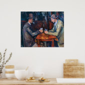 Poster Paul Cezanne - Les Joueurs De Cartes (Cuisine)