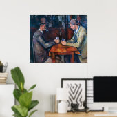 Poster Paul Cezanne - Les Joueurs De Cartes (Bureau à domicile)
