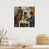 Poster Paul Cezanne - Les Joueurs De Cartes (Cuisine)