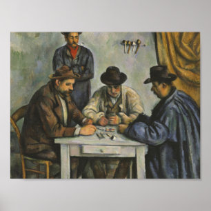 Poster Paul Cezanne - Les Joueurs De Cartes