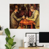 Poster PAUL CEZANNE - Les joueurs de cartes 1894 (Bureau à domicile)