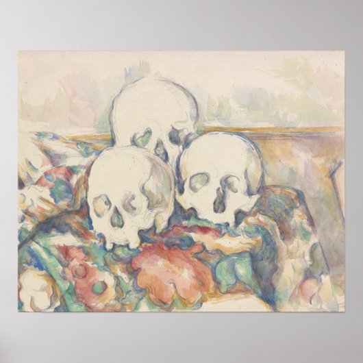Poster Paul Cezanne - Les Trois Crânes (Devant)
