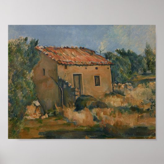 Poster Paul Cezanne - Maison abandonnée (Devant)