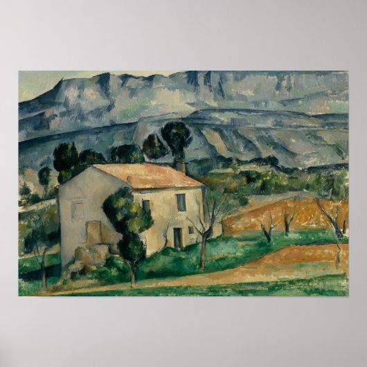 Poster Paul Cezanne - Maison en Provence (Devant)