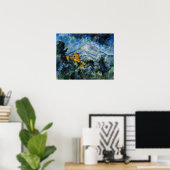 Poster Paul Cezanne - Mont Saint-Victoire & Château Noir (Bureau à domicile)