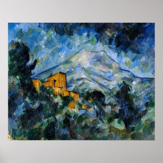 Poster Paul Cezanne - Mont Saint-Victoire & Château Noir (Devant)
