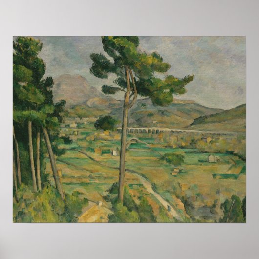 Poster Paul Cezanne - Mont Sainte-Victoire (Devant)