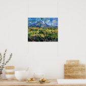 Poster Paul Cezanne - Mont Sainte-Victoire (Cuisine)