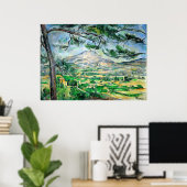 Poster Paul Cézanne, Mont Sainte-Victoire, Courtald (Bureau à domicile)