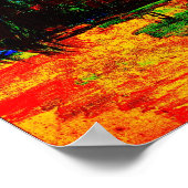 Poster Paul Cézanne - Mont Sainte-Victoire (Modifié) (Coin)