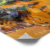 Poster Paul Cezanne - Mont Sainte-Victoire, Route de la T (Coin)