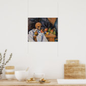 Poster Paul Cezanne - Nature morte à la tête de mort (Cuisine)