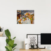 Poster Paul Cezanne - Nature morte avec panier (Bureau à domicile)